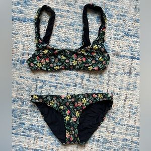 J. Crew swimsuit liberty floral reversible bikini
